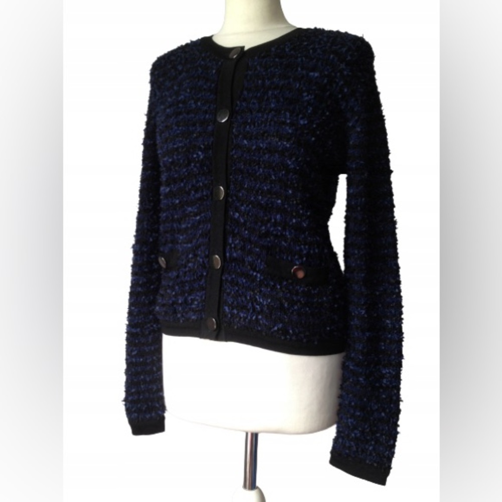 Armani jeans top medium Women's Textured Navy Jacket